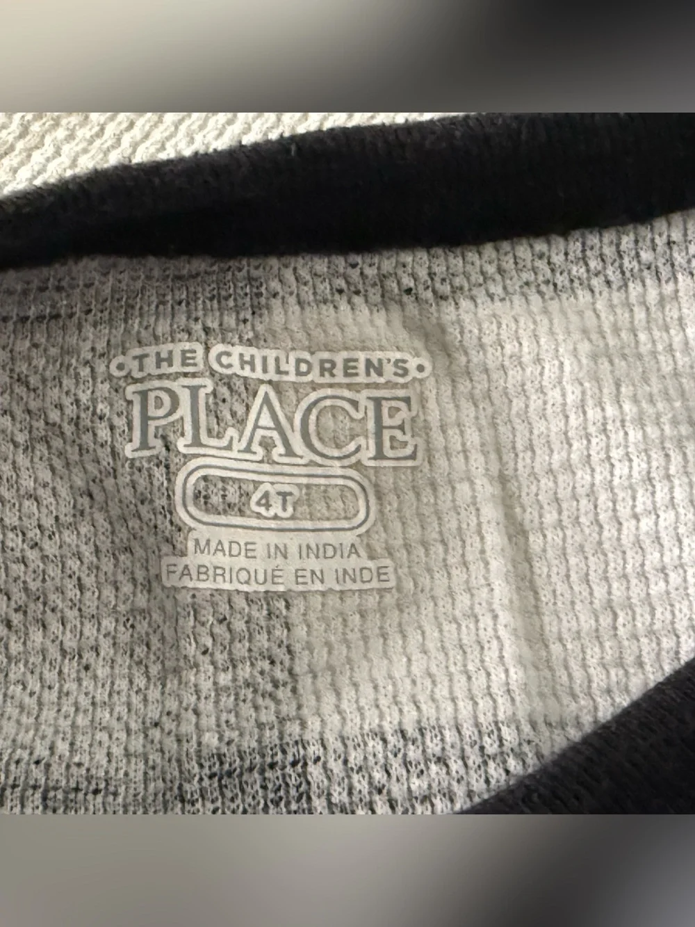 The Children's Place Black & White Buffalo Plaid Long-Sleeve Tee